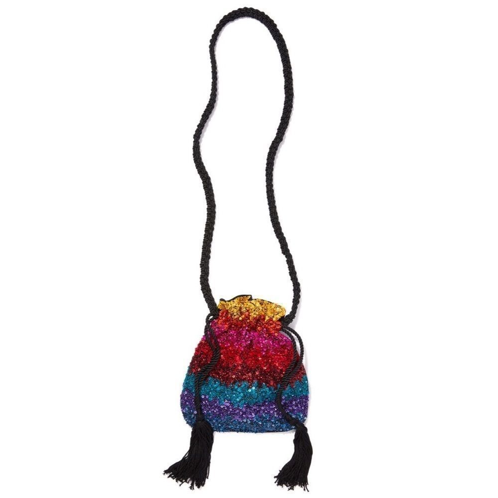 Alice + Olivia Rope Embellished Pouch